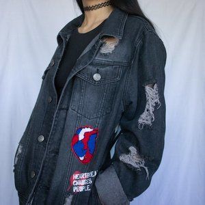 Heart Breaker Jean Jacket